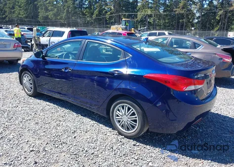 2011 Hyundai Elantra Gls from USA, damaged, VIN 5NPDH4AEXBH047246